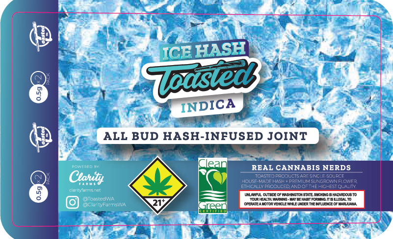 Ice Hash Joint Tube Labels