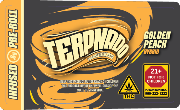 MN - Terpnado 0.8g Single Preroll Label