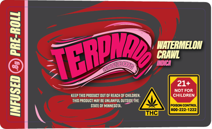 MN - Terpnado 0.8g Single Preroll Label