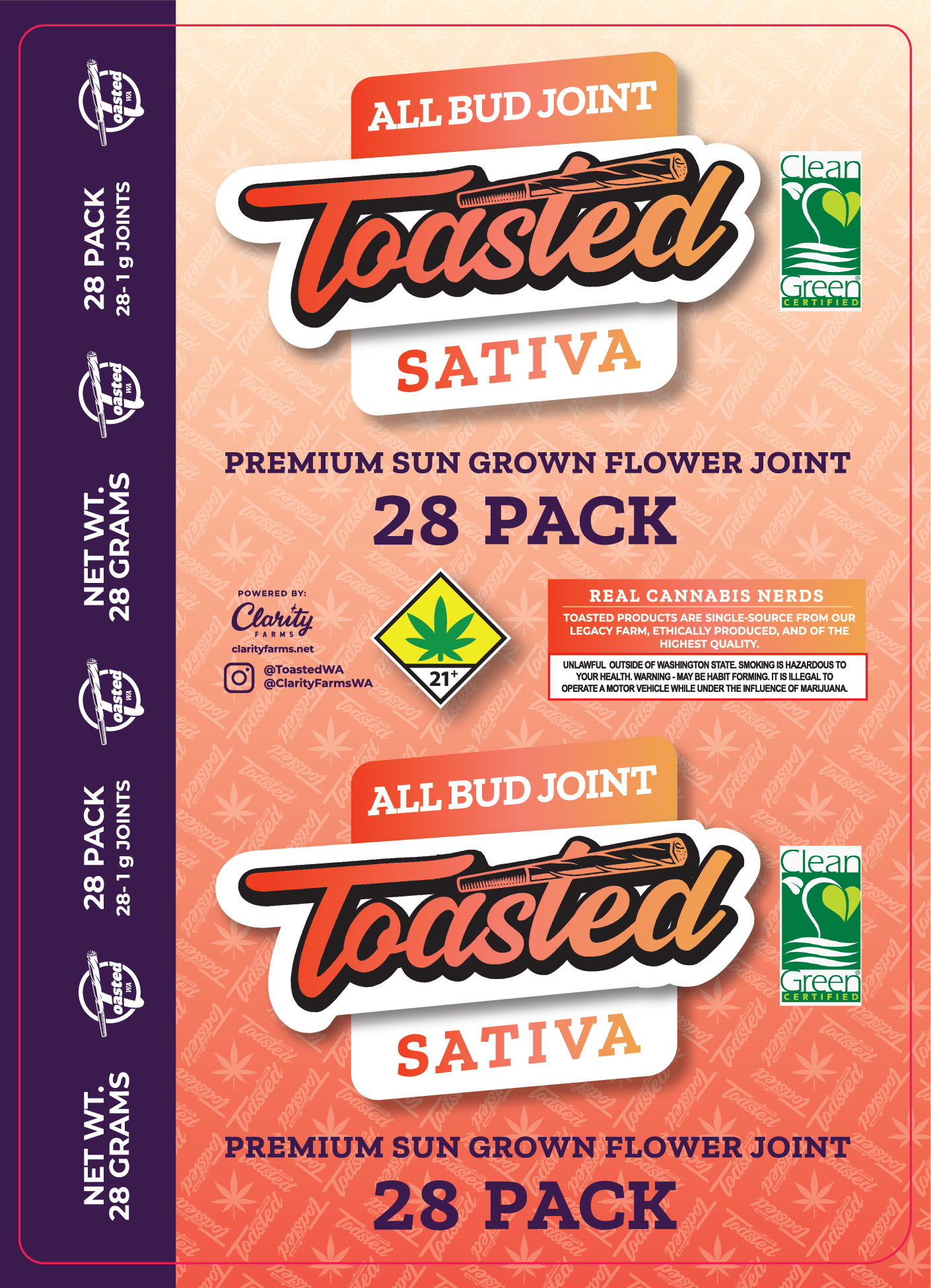 Toasted Joint 28 pack Label