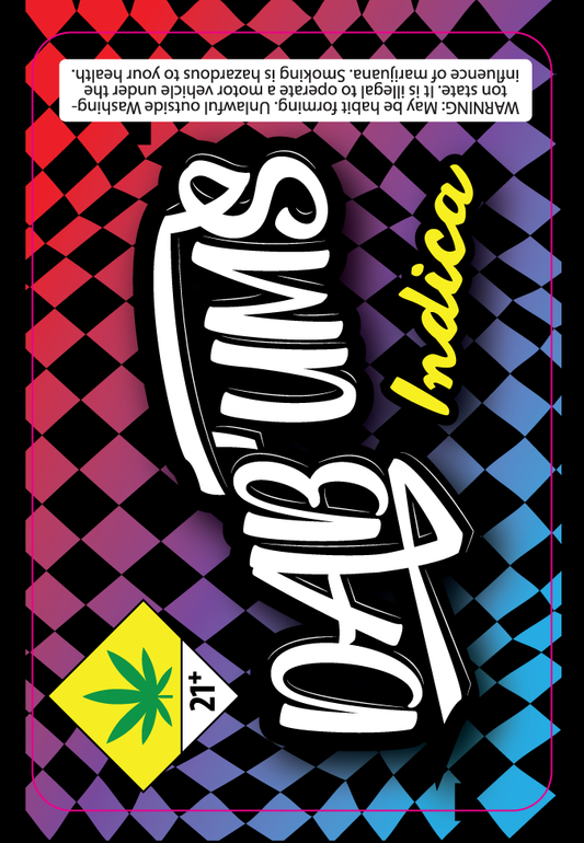 Dab Ums 3x2 Label