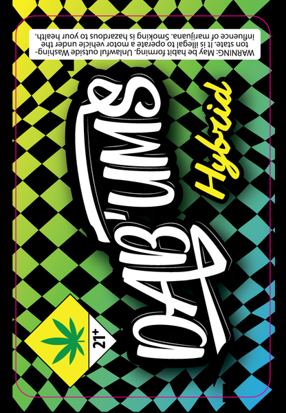 Dab Ums 3x2 Label
