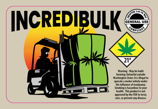 Incredibulk 3x2 Label