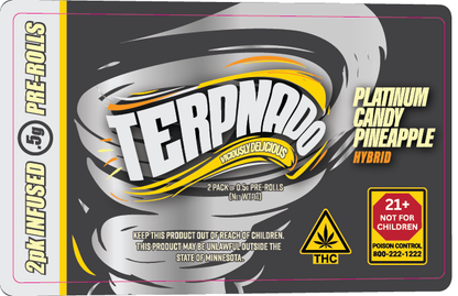 MN - Terpnado 2 Pack 0.5g Preroll Labels