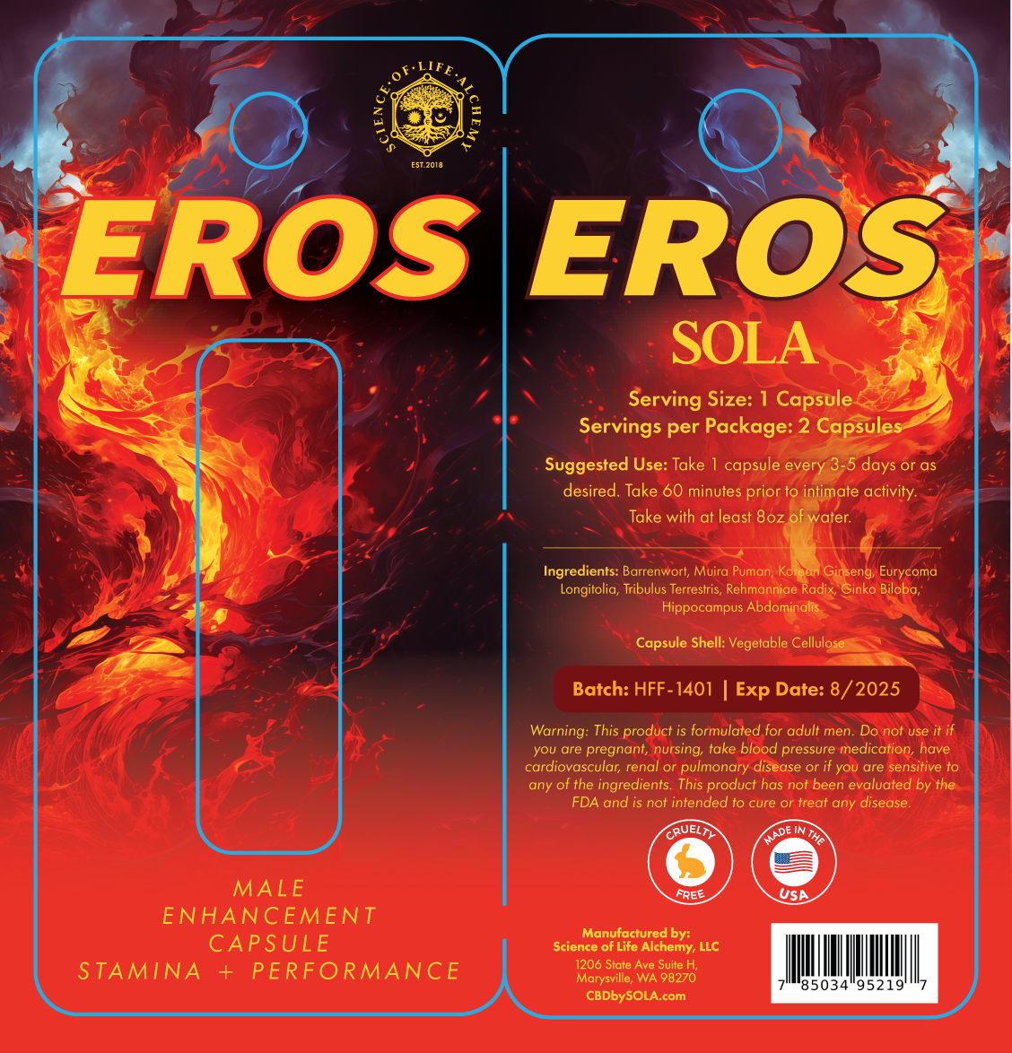 Eros Male Enhacement Capsules