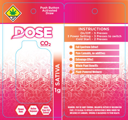 WA - DOSE CO2 Flare Disposable
