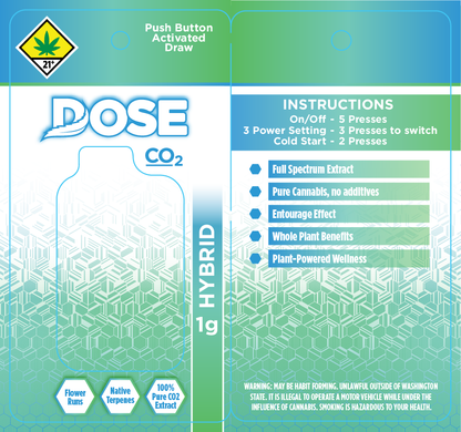 WA - DOSE CO2 Flare Disposable