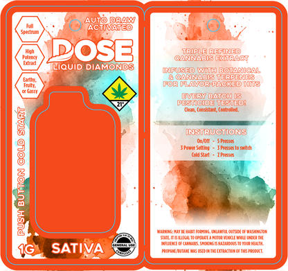 WA - DOSE Liquid Diamonds Flare Disposable