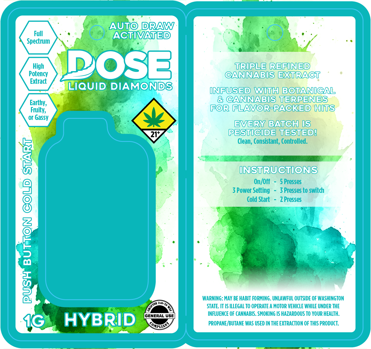 WA - DOSE Liquid Diamonds Flare Disposable