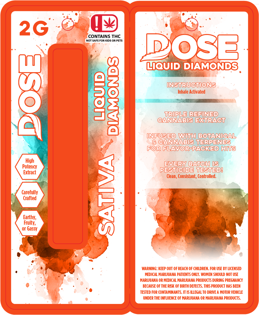 OK - DOSE 2g Liquid Diamonds Disposable