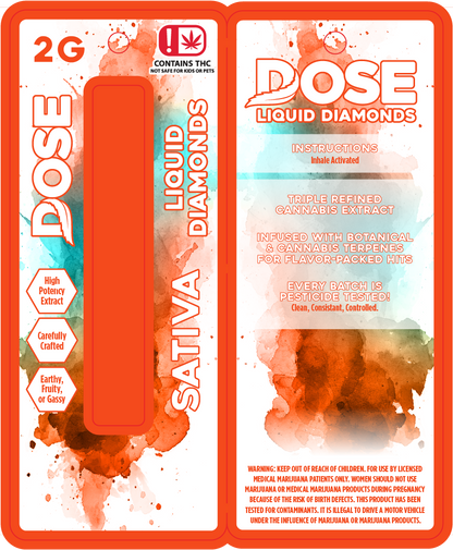 OK - DOSE 2g Liquid Diamonds Disposable