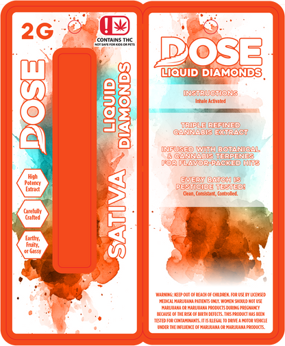 OK - DOSE 2g Liquid Diamonds Disposable