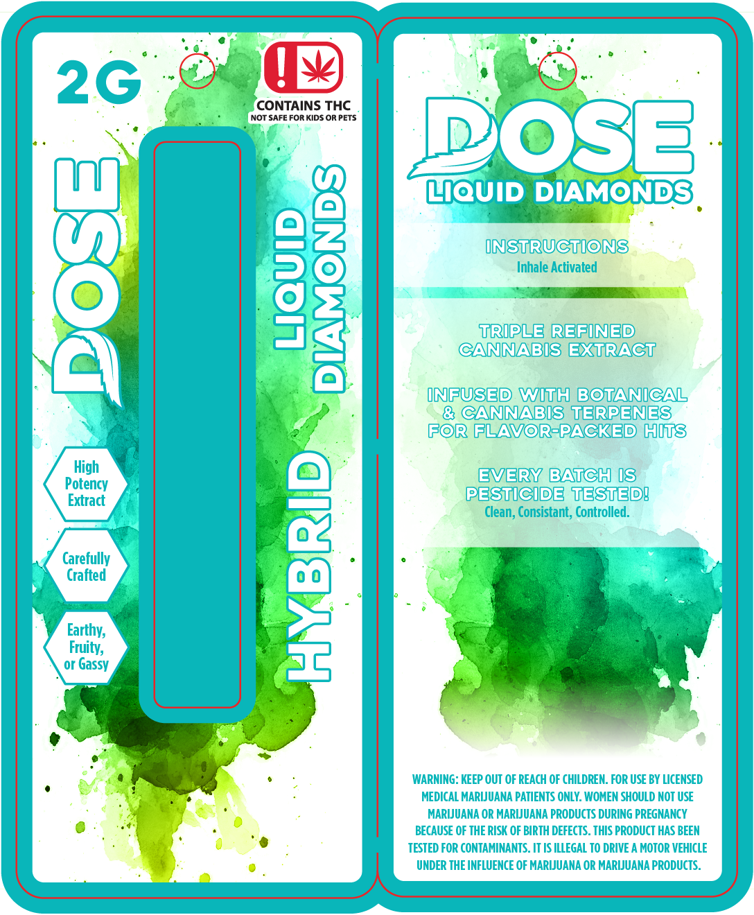 OK - DOSE 2g Liquid Diamonds Disposable