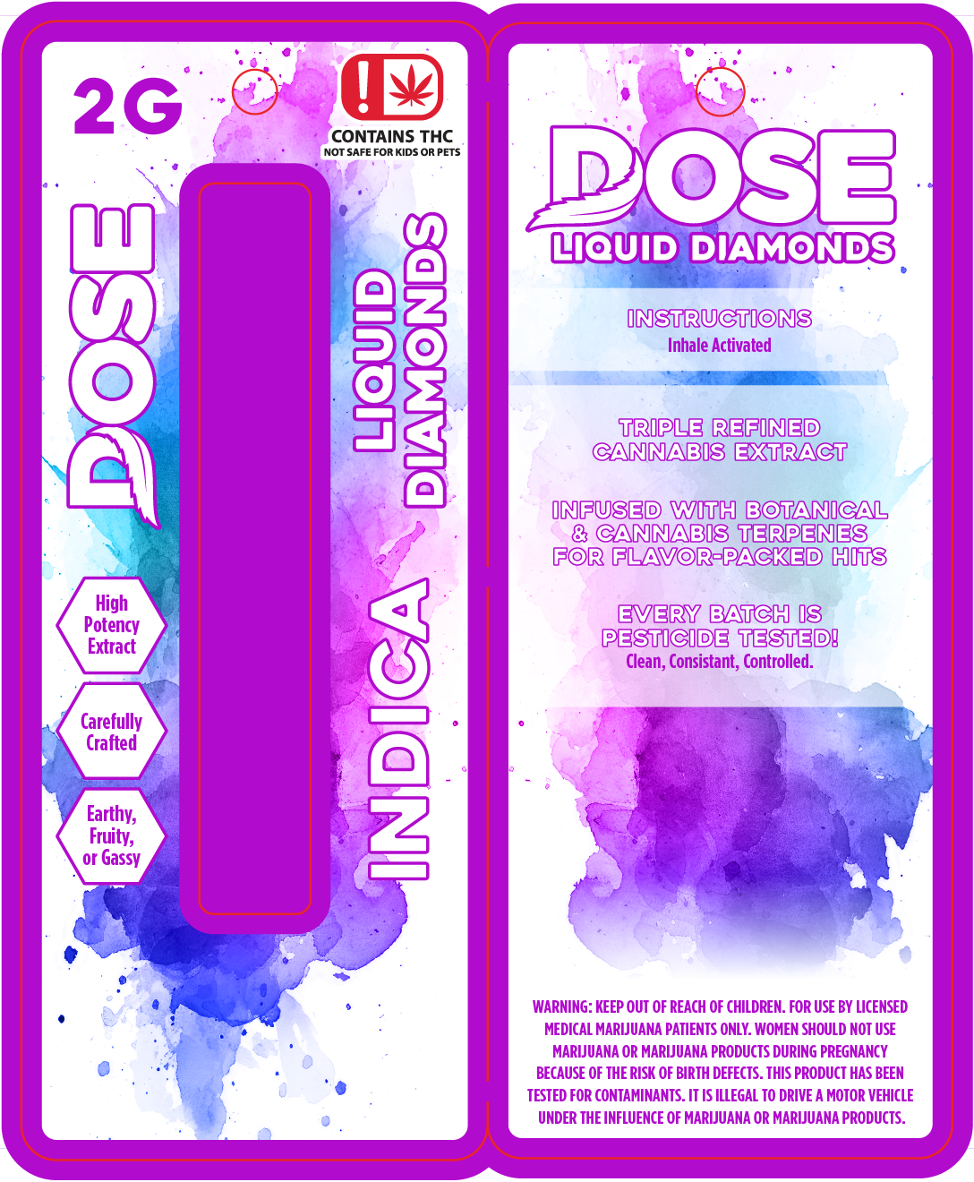 OK - DOSE 2g Liquid Diamonds Disposable