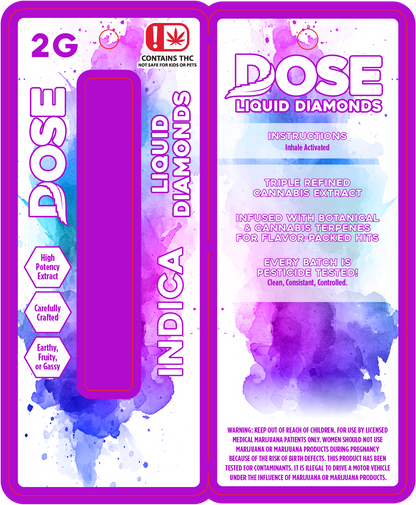 OK - DOSE 2g Liquid Diamonds Disposable