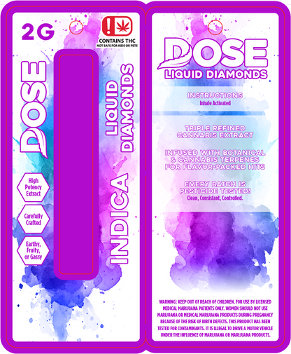 OK - DOSE 2g Liquid Diamonds Disposable