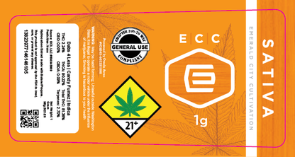 Emerald City Cultivation Joint Tube Labels
