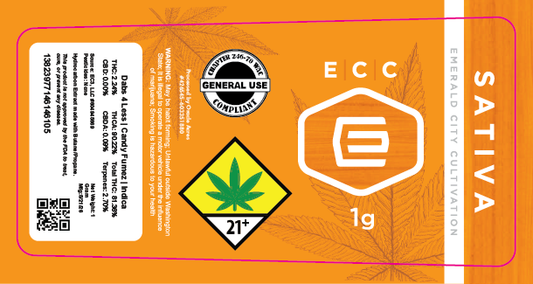 Emerald City Cultivation Joint Tube Labels