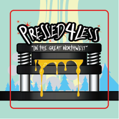 Pressed4Less Dab Lid Label