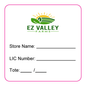 EZ Valley Farms Shipping Label