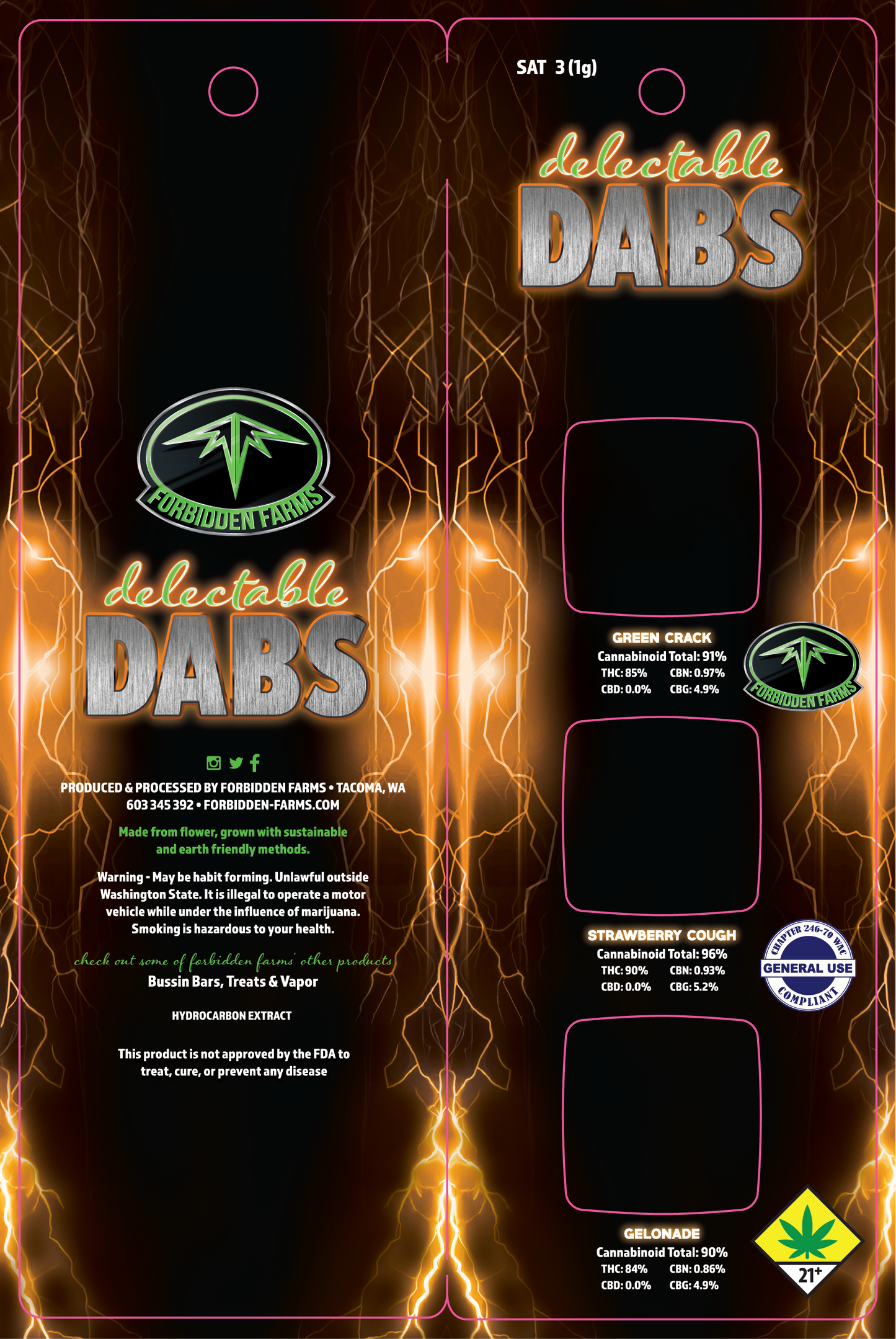 Delectable Dabs Centered 3 Pack Dab