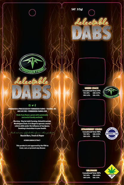 Delectable Dabs Centered 3 Pack Dab