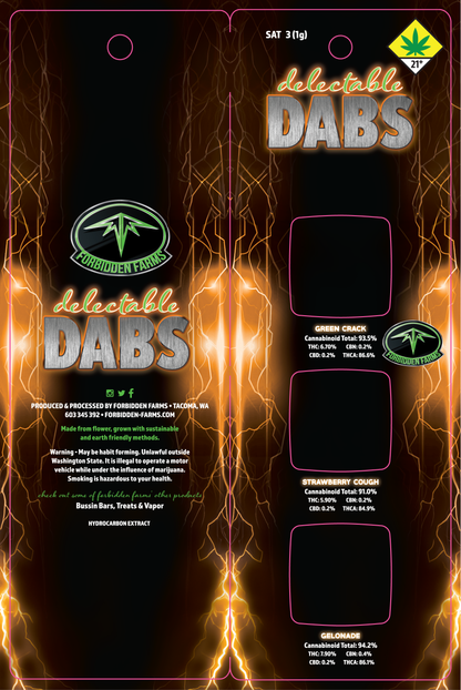Delectable Dabs Centered 3 Pack Dab
