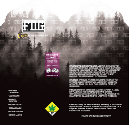 FOG Cannabis Live Resin Disposable