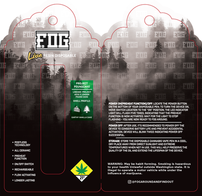 FOG Cannabis Live Resin Disposable