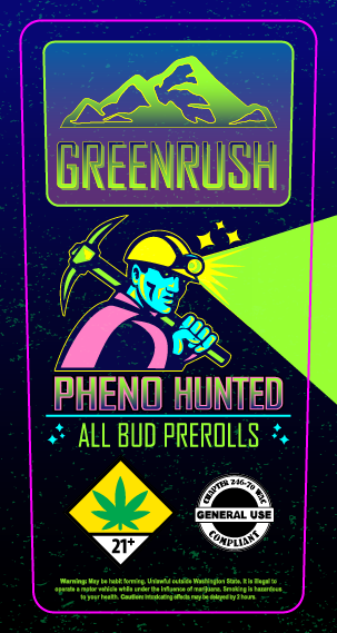 Green Rush Joint Tube Labels