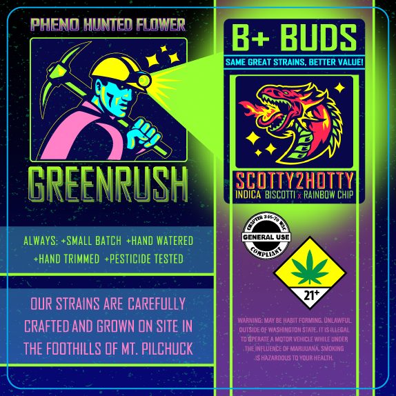 Green Rush B+ Buds