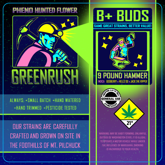 Green Rush B+ Buds