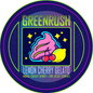 Green Rush Lid Label 28G