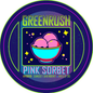 Green Rush Lid Label 28G