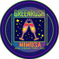 Green Rush Lid Label 28G