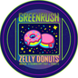 Green Rush Lid Label 28G