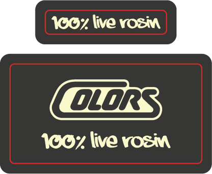 Colors Live Rosin Cover-up Stickers