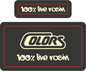 Colors Live Rosin Cover-up Stickers
