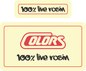 Colors Live Rosin Cover-up Stickers