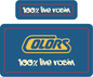 Colors Live Rosin Cover-up Stickers