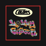 Colors 0.75" Square Strain Stickers