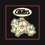 Colors 0.75" Square Strain Stickers