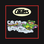 Colors 0.75" Square Strain Stickers
