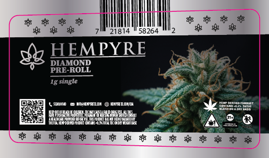 Hempyre Preroll Labels