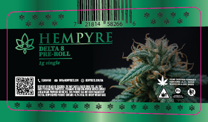 Hempyre Preroll Labels