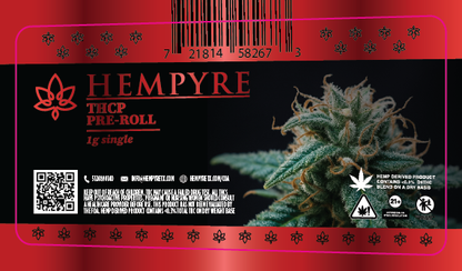 Hempyre Preroll Labels