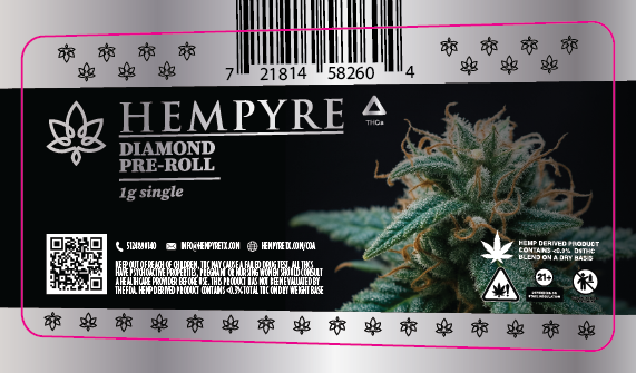 Hempyre Preroll Labels