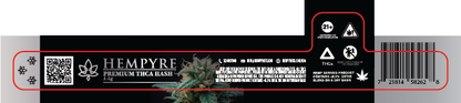 Hempyre Dab Jar Labels