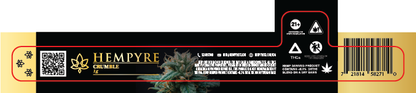 Hempyre Dab Jar Labels