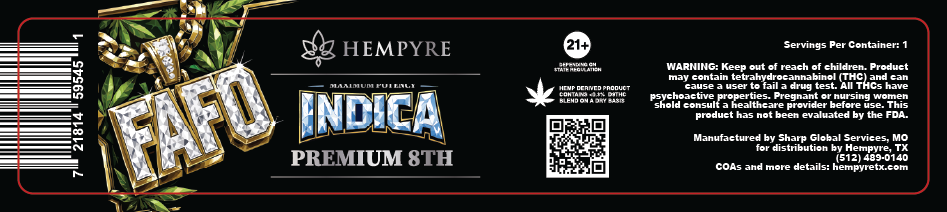 Hempyre 3.5g Premium Flower Jar Labels